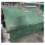 Primitive Slant Front Tool Chest & Hand Tools.
