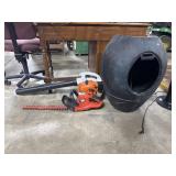 Stihl Blower, Black & Decker Hedge Trimmer,