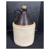 Large Stoneware Two Tone Jug.