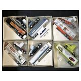 6 Die Cast Winross Advertising Semi Trucks.