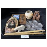 Wooden Carvings, Drum Stucks, Niagara Falls