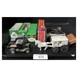 Hess Trucks, Cast Iron Horse & Wagon, Kodak