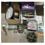 Classical Record Albums, Utensils, Screwdrivers.