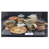 Handmade Pottery Teapots, Jars, Mugs.
