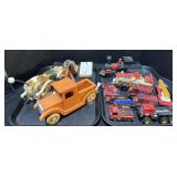 Vintage Fire Truck Toys.