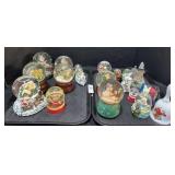 Snow Globes & Christmas Decorations.