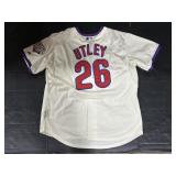 World Series Phillies Chase Utley Baseball Jersey.