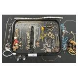 Costume Jewelry, Necklaces, Earrings, Bracelet.