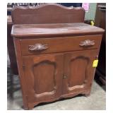 Vtg Wooden Washstand.