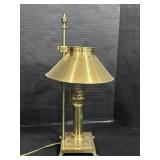 Orient Express Brass Clawfoot Lamp.