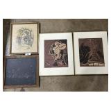 Framed Art Prints, Wooden Fram Slate Chalkboard