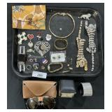 Swiss Army Sunglasses, Linden Clock, Jewelry.