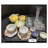 EAPG Glass, Tea Cups & Plates.