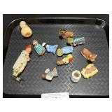 Ceramic Painted Nativity Scene.