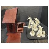 Lenox Nativity Scene- Stable & Trees.