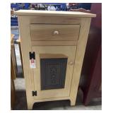 Rustic Pine Pie Safe Cabinet w/ Punched Doors.