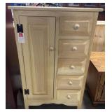 Rustic Pine Sewing Cabinet/Combination Cabinet.