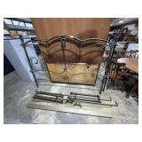 Ornate Wrought Iron Scrollwork BedFrame.: King