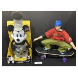 Tony Hawk RC Skateboard, Mickey Mouse Plush.
