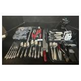 Kitchenware, Utensils, Knives, Corkscrew.