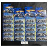 21 NOS Die Cast HotWheels Motorcycles.