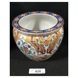 Porcelain Chinese Style Planter Pot.
