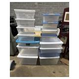 (15) Sterilite Totes.