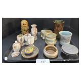 Ceramic Vases, Marble Gauntlets, Nesting Dolls.