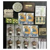 John Deere Coasters, Gnome Pot Supports, Signs.