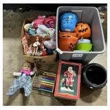 Barbie Doll Clothes, Halloween Buckets, Santa.