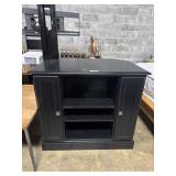 Traditional Style Black Console Cabinet.