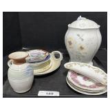 Floral Vases & Dinnerware.