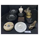 Souvenir & Advertising Ashtrays, Chalkware & Tin