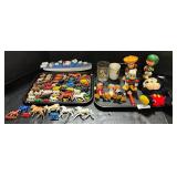 Mickey Mouse, Donald Duck Characters, Pez, & Toys.