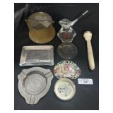 Vtg Souvenir & Advertising Ash Trays,