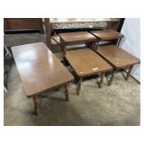 Mid Century Modern Two-Tiered End Tables, Coffee