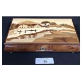 Sorrento Italian Wooden Music Trinket Box.