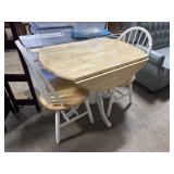 Butcher Block Style DropLeaf Dining Table.