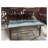 Dark Pine Deacons Bench.