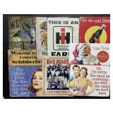 10 Metal Signs (International Harvester, Coke).