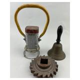 Electric Lantern, Ratchet Gear, and Bell.