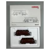 Marklin SNCB Ore Transport On Rail Car Set.