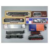 Electric Train Locomotive & Passenger Cars.