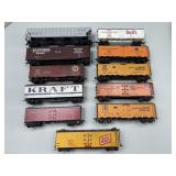 Train Cars, Box Cars, Covered Hopper.