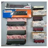 Electric Locomotive Engine, Train Cars, Passenger.