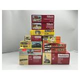 Train Village Model Kits, Houses, Bridges, Church.