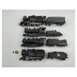 4 Sets Of Engines & Tenders.