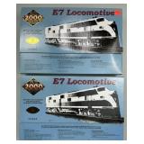 Pair Of Proto 2000 E7 Locomotives Sets.