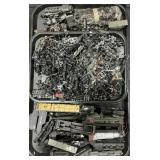 3 Trays HO Scale Engines, Wheels, and Parts.