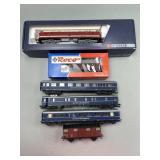 Train Locomotive Engine, Passenger & Gondola Cars
